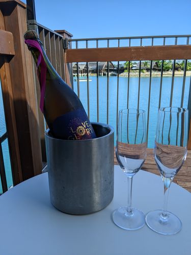 Customer photo review of Sparkling Tempranillo Rosé