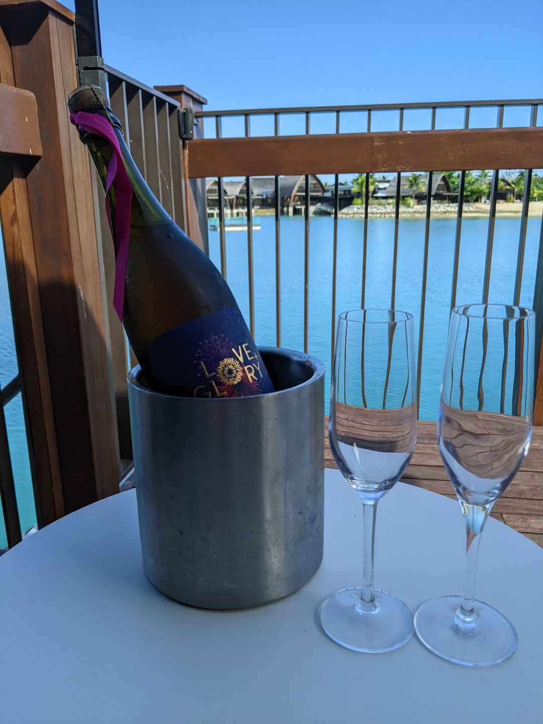 Customer photo review of Sparkling Tempranillo Rosé