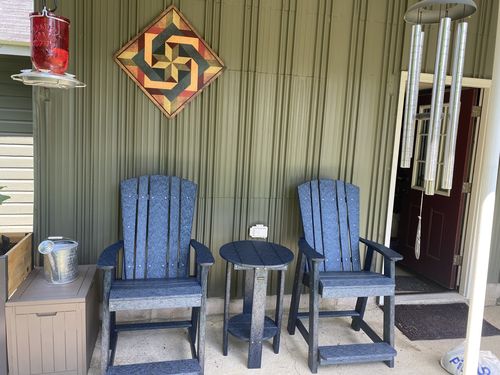 Customer photo review of Plantation Counter Height Table (29"H)