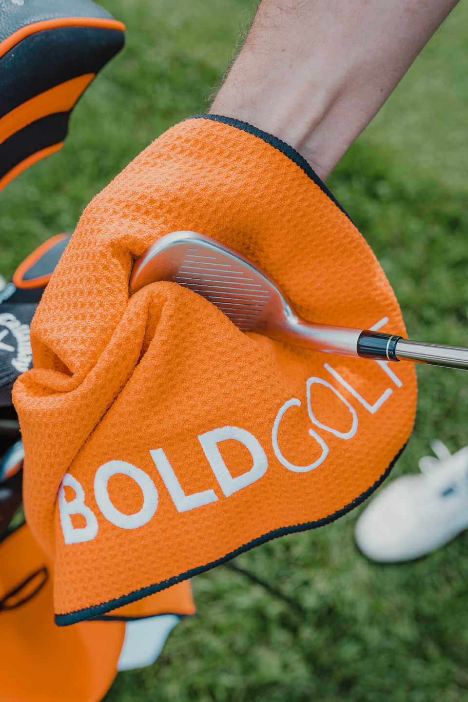 Customer photo review of The Classic - Dual Golf Towel