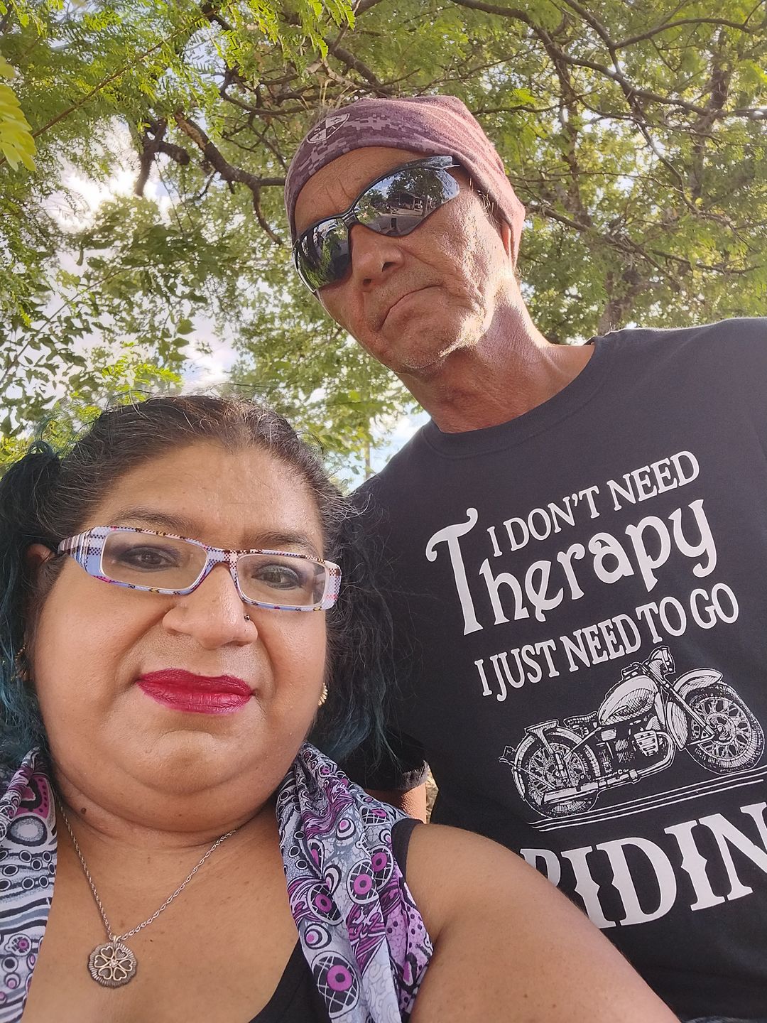 Customer photo review of "I DON'T NEED THERAPY I JUST NEED TO GO RIDING" Mens