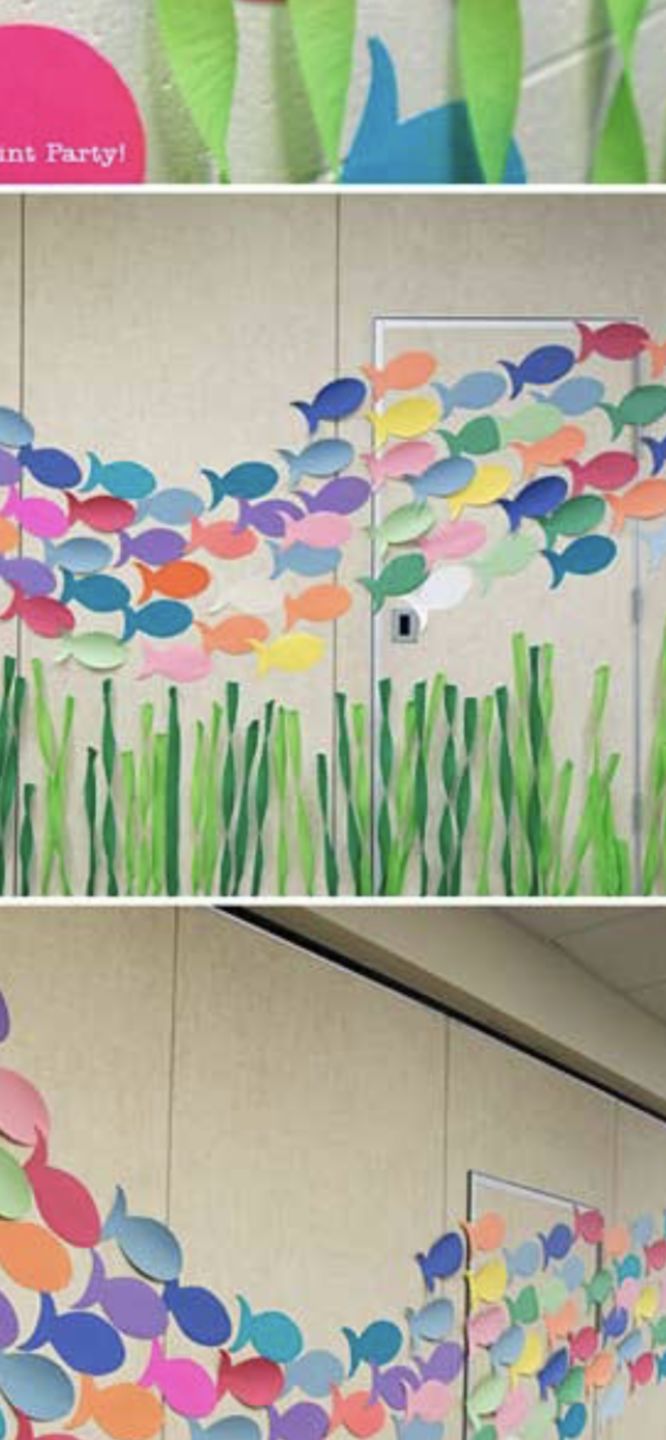 Customer photo review of Unfinished Wood Fish Shape Silhouette - Craft- up to 24" DIY