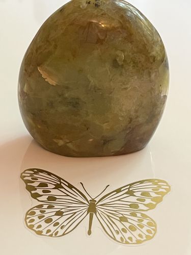 Customer photo review of Mini Pistachio Opal Freeforms