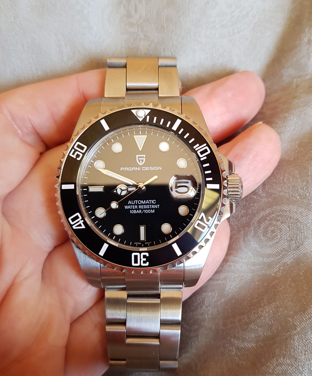 Customer photo review of Pagani Design PD-1639 "43MM Submariner Date"