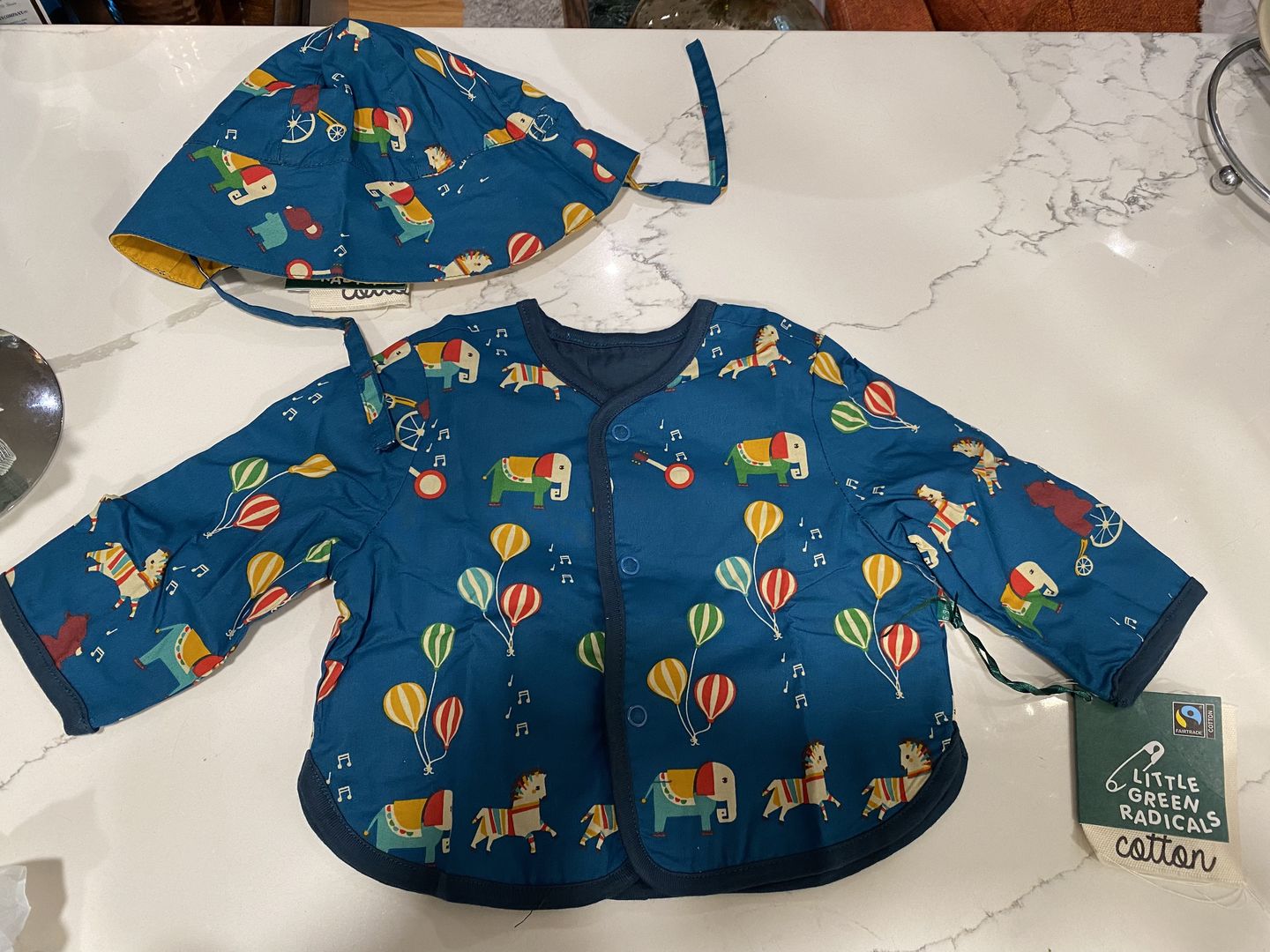 Customer photo review of Join Our Jamboree Reversible Spring Jacket