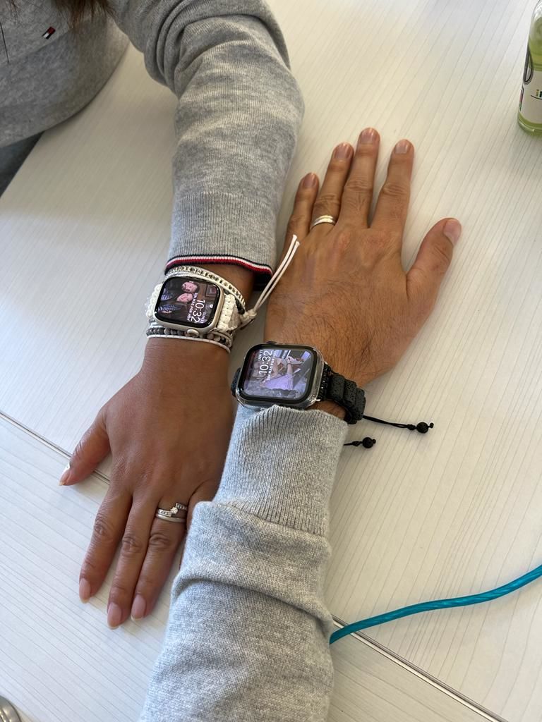 Customer photo review of Lava Stone Apple Watch Strap