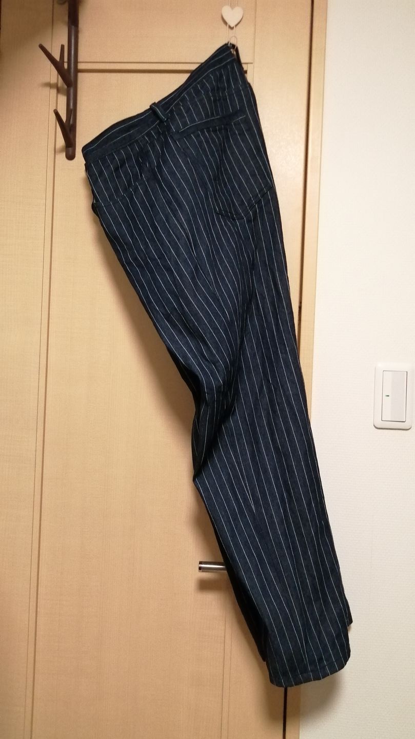 Customer photo review of ウォバッシュストライプワークパンツ