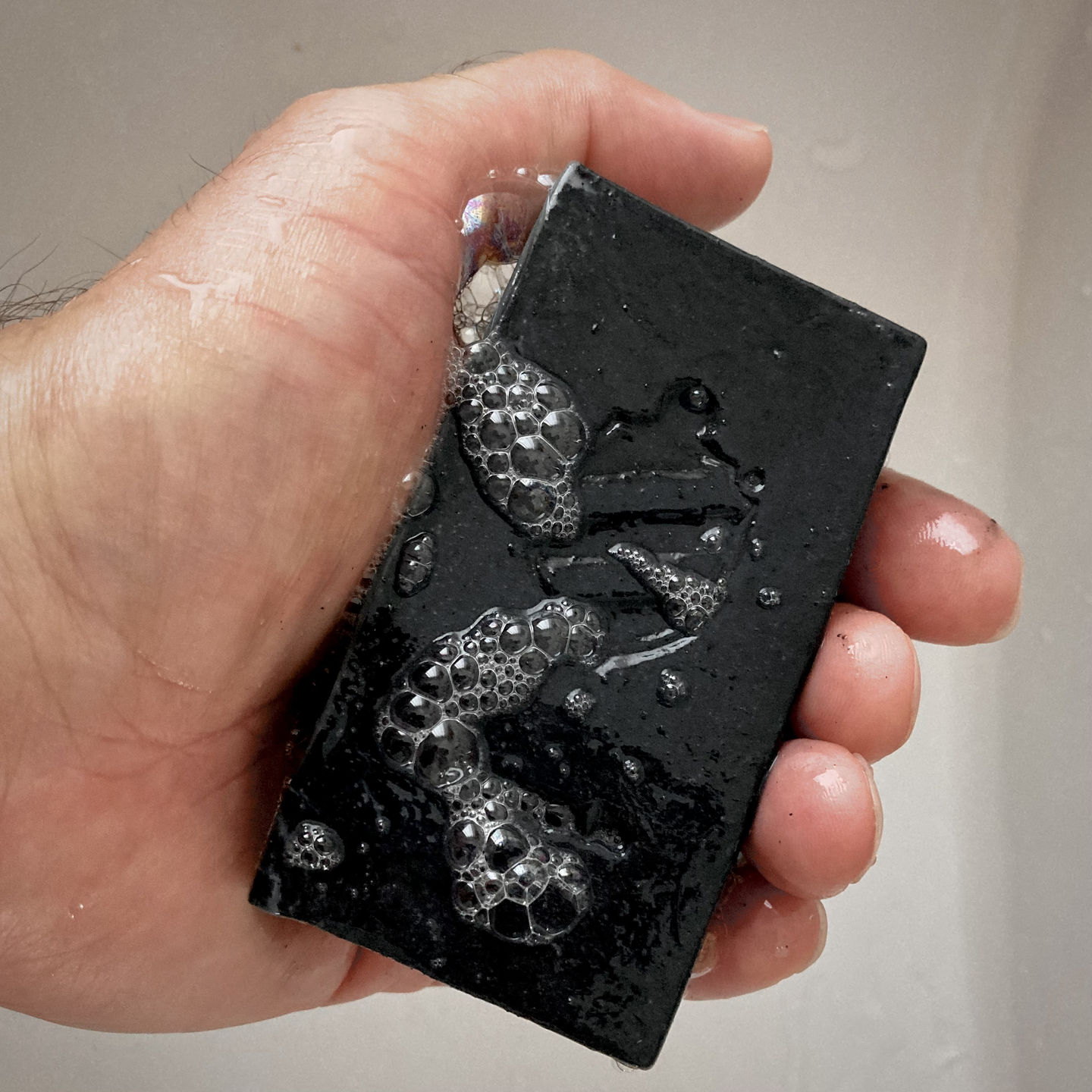 Customer photo review of Charcoal Body Bar Soap