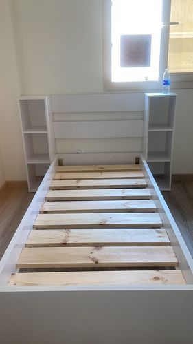 Customer photo review of سرير مع وحدة أرفف 198×94سم - RTR272