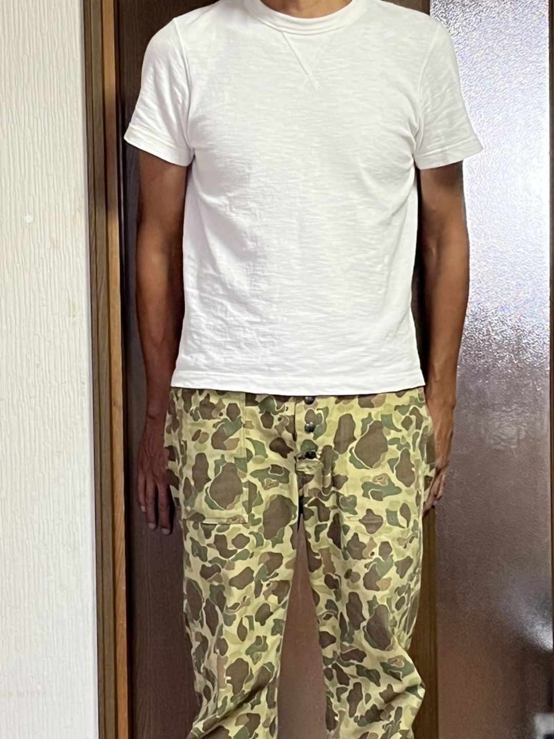 Customer photo review of USMC P-42 Reversible Duck Hunter Camo Pants