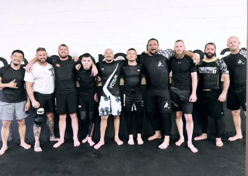 Customer photo review of Plain Fight Shorts