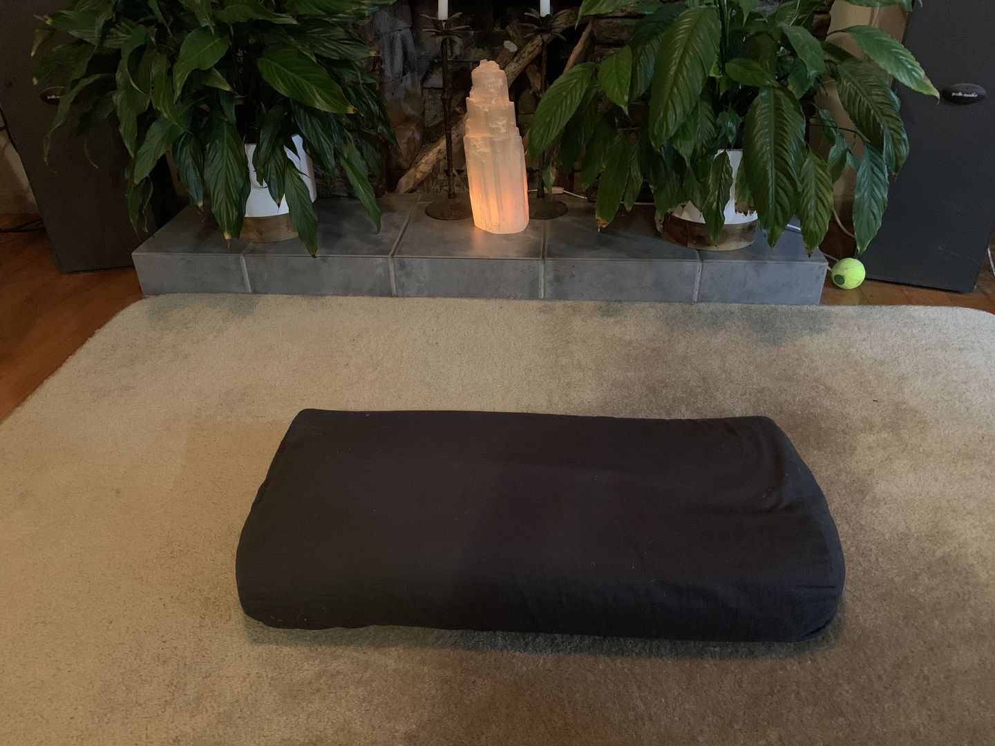 Customer photo review of Rectangular Yoga Bolster