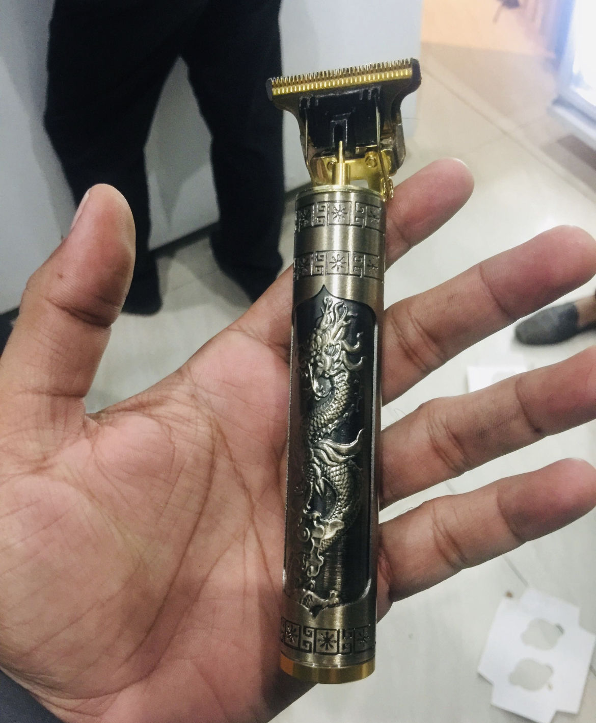Customer photo review of Professional Hair Trimmer - (FREE Delivery)