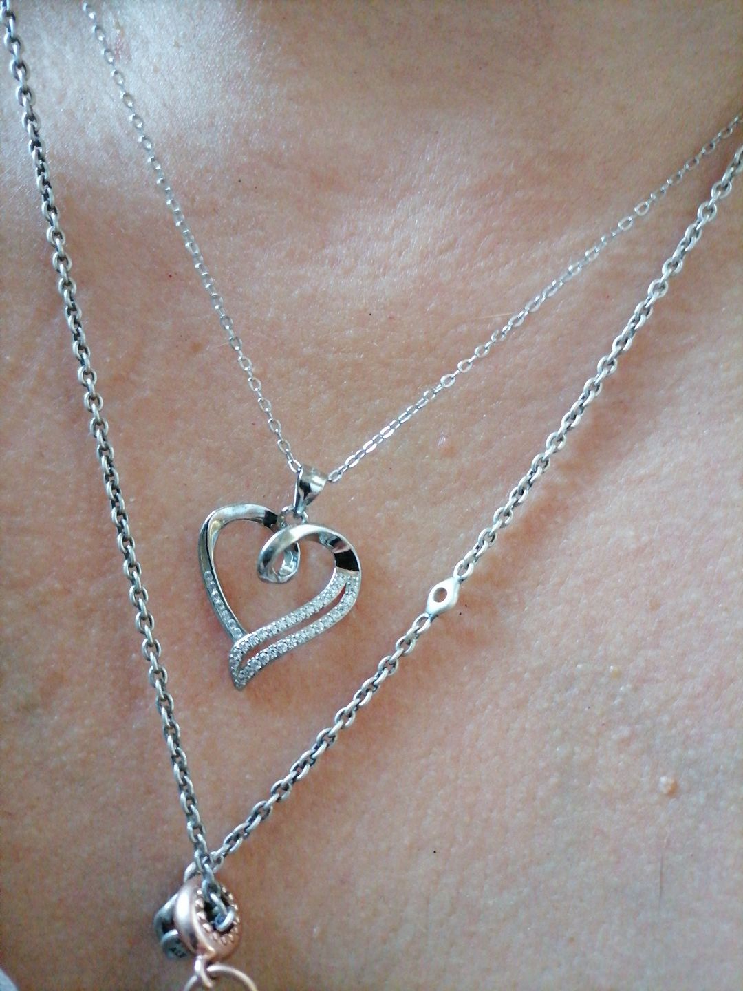 Customer photo review of To My Wife - Love Heart Necklace
