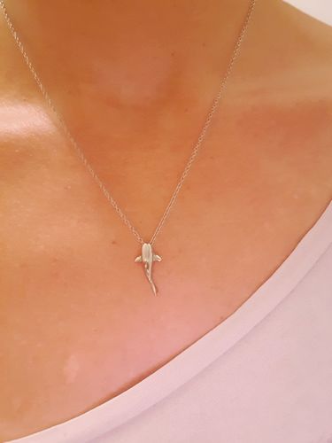 Customer photo review of Shark Necklace