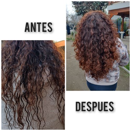 Reseña con foto de un cliente sobre Pack 3 Hennas Jamila Hair -  Cobrizo Natural y Duradero  👩🏼‍🦰