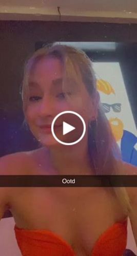 Customer video review of LORENA TOP ORANGE