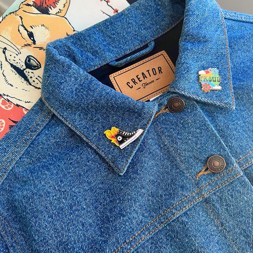 Customer photo review of Cobalt Denim Jacket