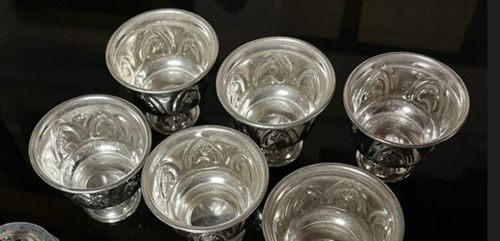 Customer photo review of Silver Coated Pooja Cup