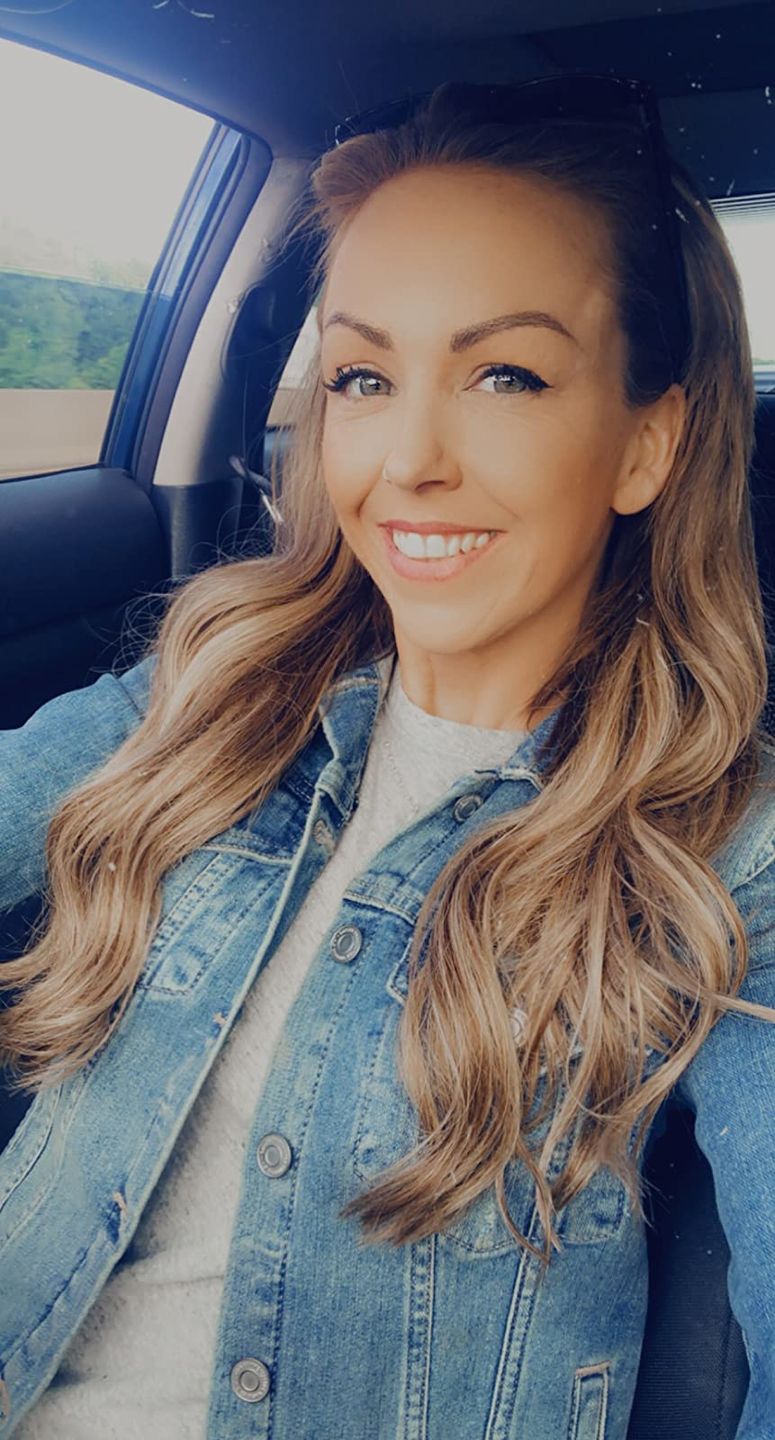 Customer photo review of Human Hair Topper for Women Brown to Blonde Balayage Natural Look #3/8/22