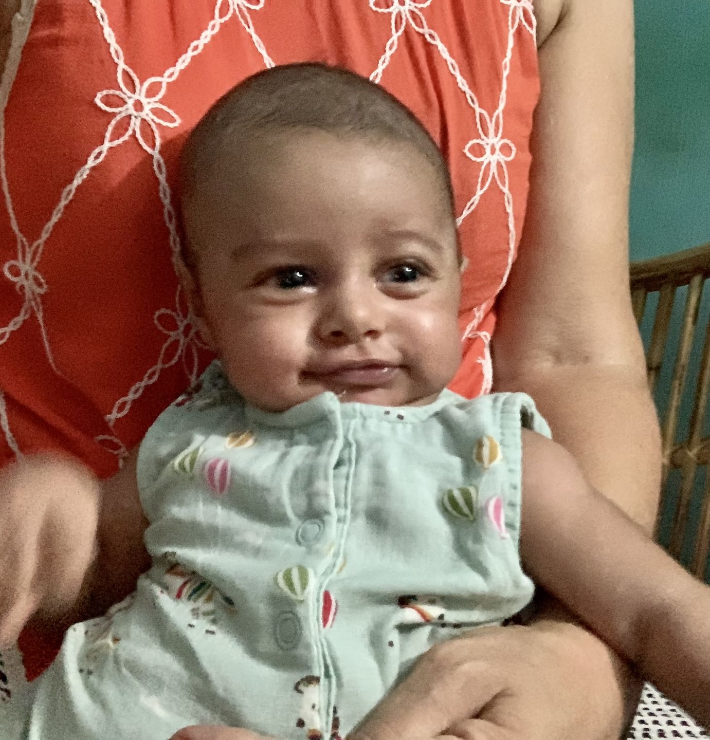 Customer photo review of Wild Horses Organic Sleeveless Baby Bubble Body