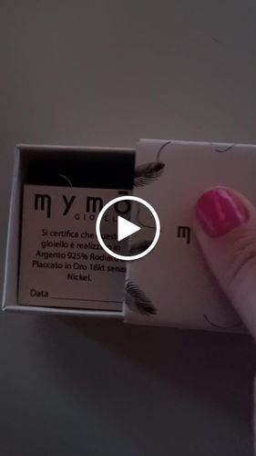 Customer video review of Mono Orecchino Nome Pendente