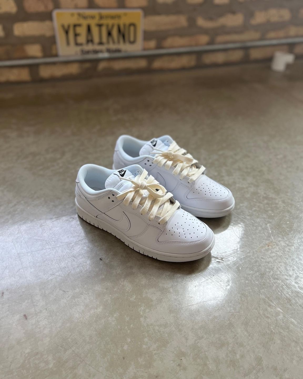 Customer photo review of Flat 100% Cotton Shoe Laces