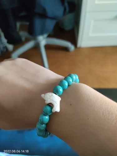 Customer photo review of "Dolphin" tracking bracelet
