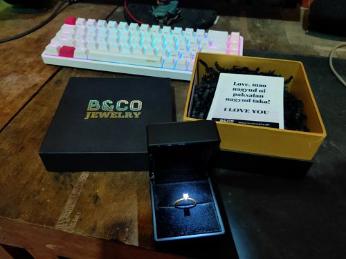 Customer photo review of .30ct Solitaire Engagement Ring