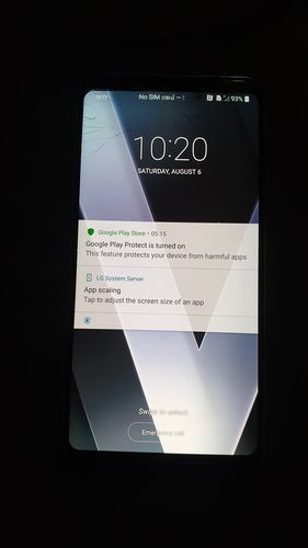 Customer photo review of LG V30 64GB Cloud Silver Unlocked Used
