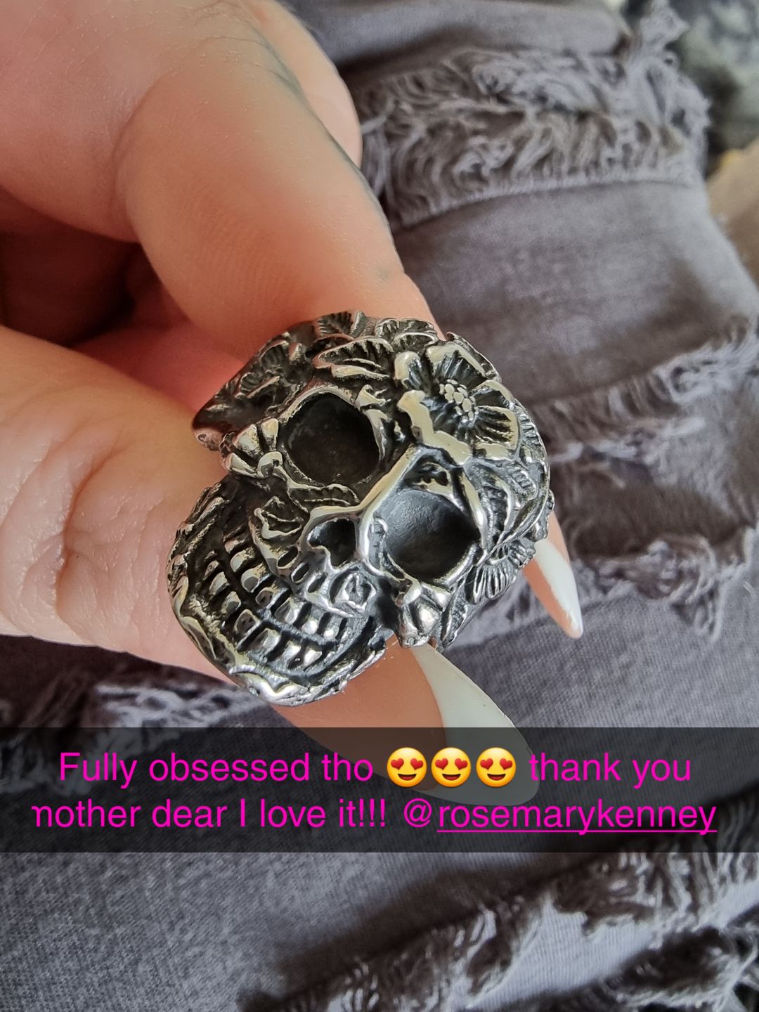 Customer photo review of FLOWERS OF DEATH.