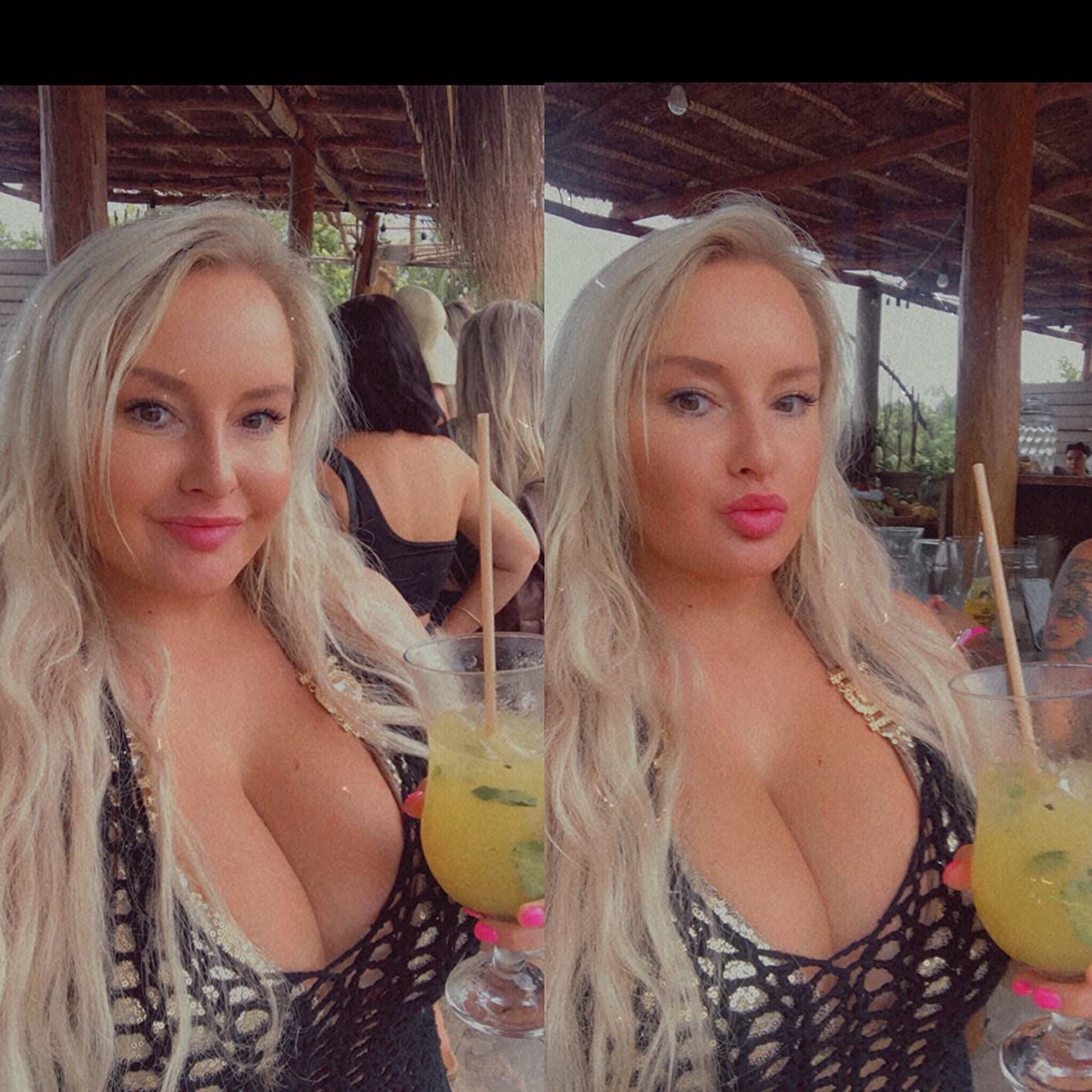 Customer photo review of Platinum Blonde Human Hair Toppers for Women with Natural Volume #60