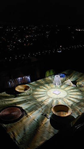 Customer photo review of Lampada effetto cristallo touch