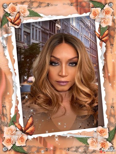 Customer photo review of Outre Synthetic Melted Hairline HD Lace Front Wig Seraphine