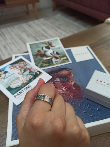 Customer photo review of Evron Tasarım Yüzük