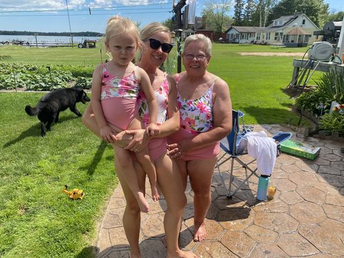 Customer photo review of The Sailor | Pink Floral/Watermelon