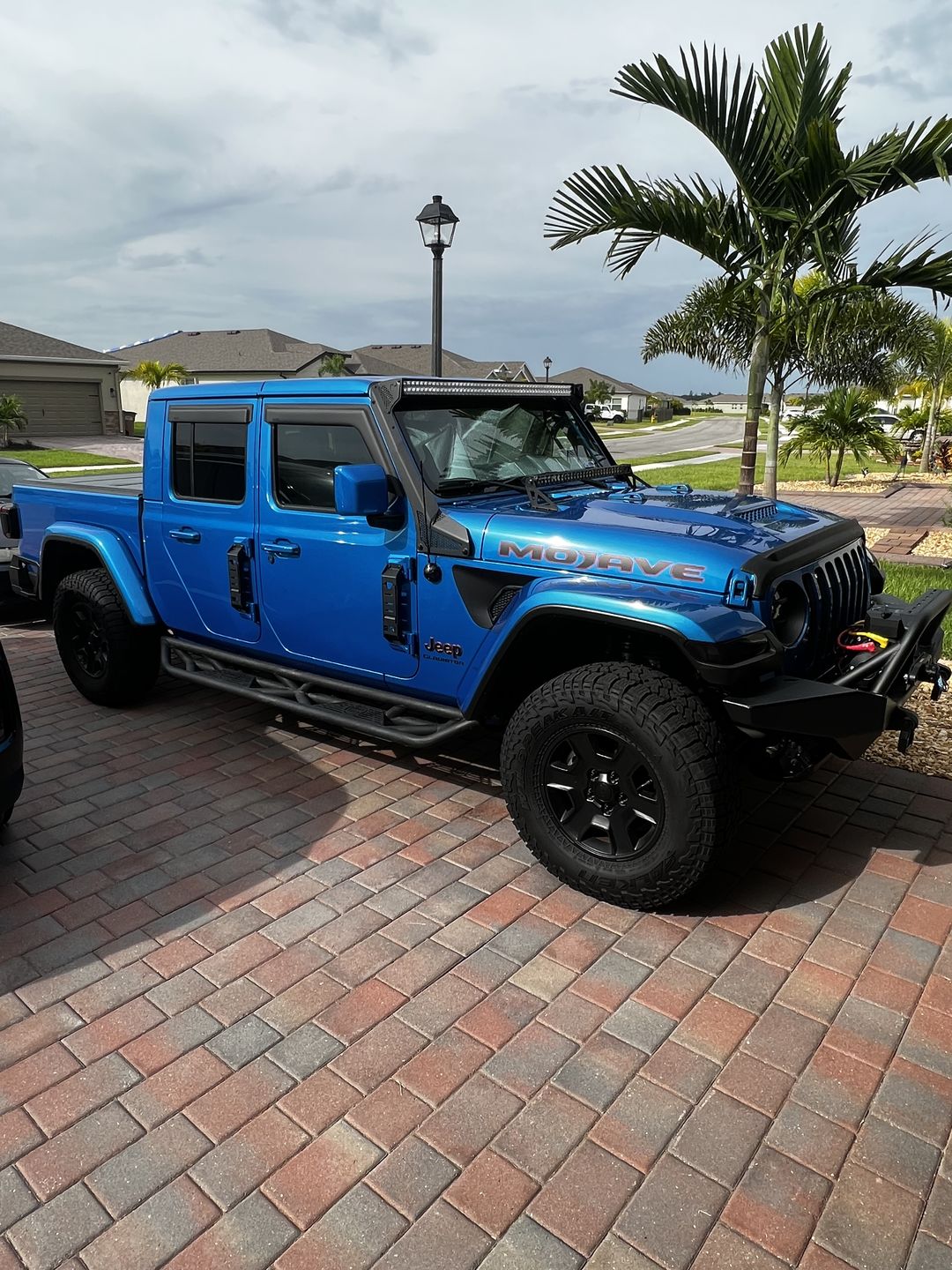 Customer photo review of Black Fender Vent Premium Wrap Decal for Wrangler and Gladiator