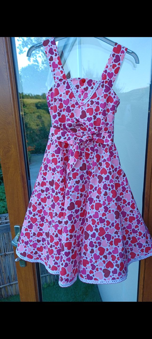 Customer photo review of All Over Hearts Polycotton Fabric