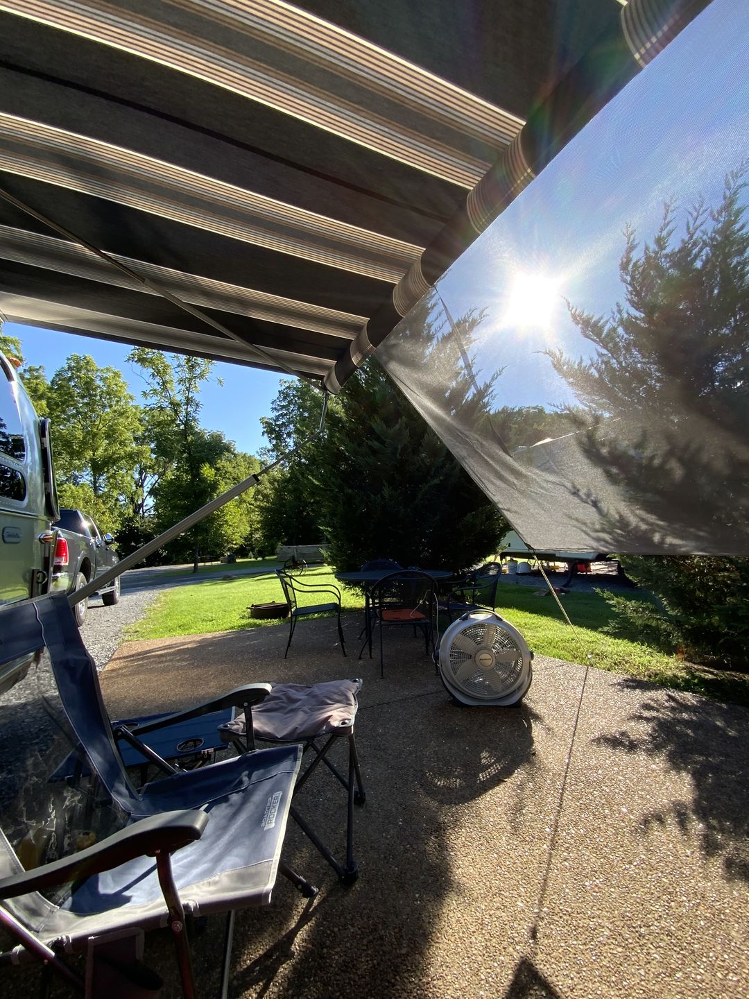 Customer photo review of Zip Dee Solar Shade