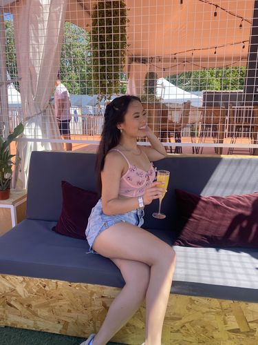 Customer photo review of Butterfly Corset Top (PINK)