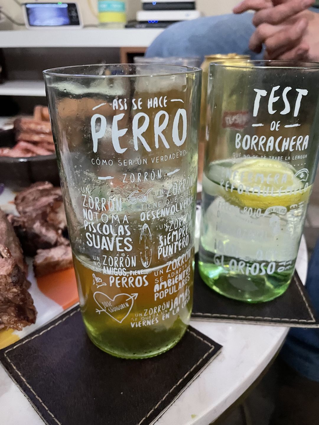 Customer photo review of Piscoleros Juego de 6 Vasos