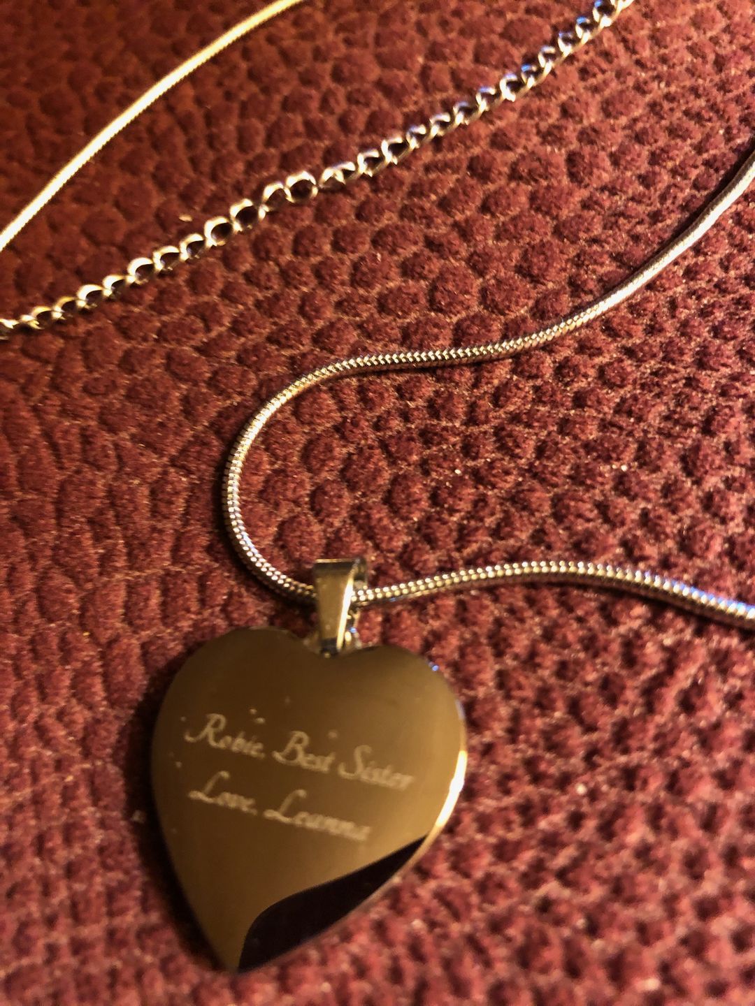 Customer photo review of Personalized Lion Necklace, Lion Jewelry, Lion Gift