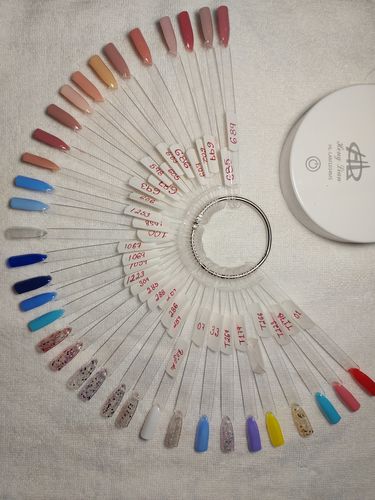 Customer photo review of Gel Bel-Color Holograma #100 12 ml GC Nails