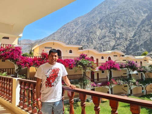 Customer photo review of Polo Barra Peruana (H) (Blanco)