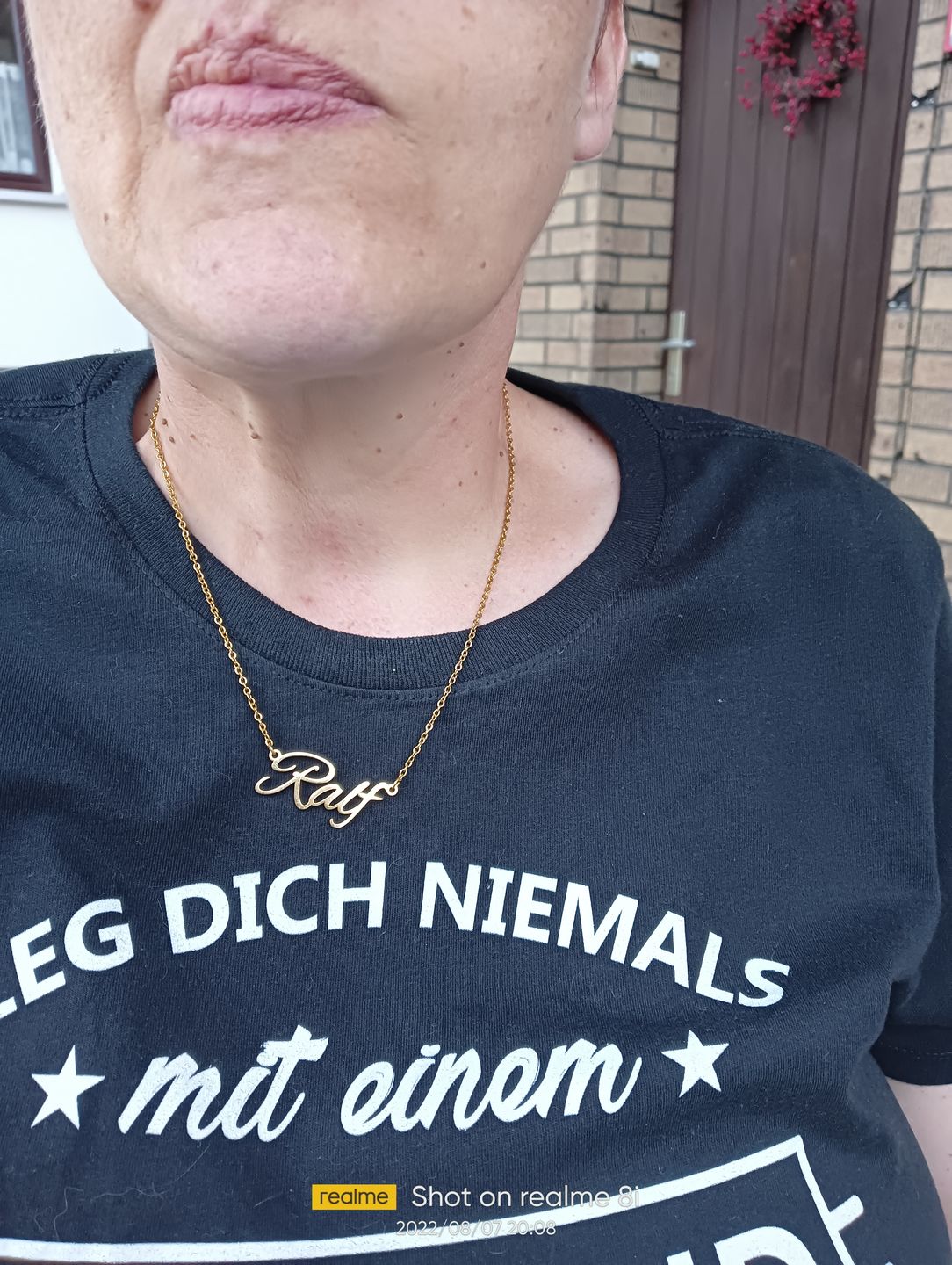 Customer photo review of LOANYA personalisierbare Namenskette