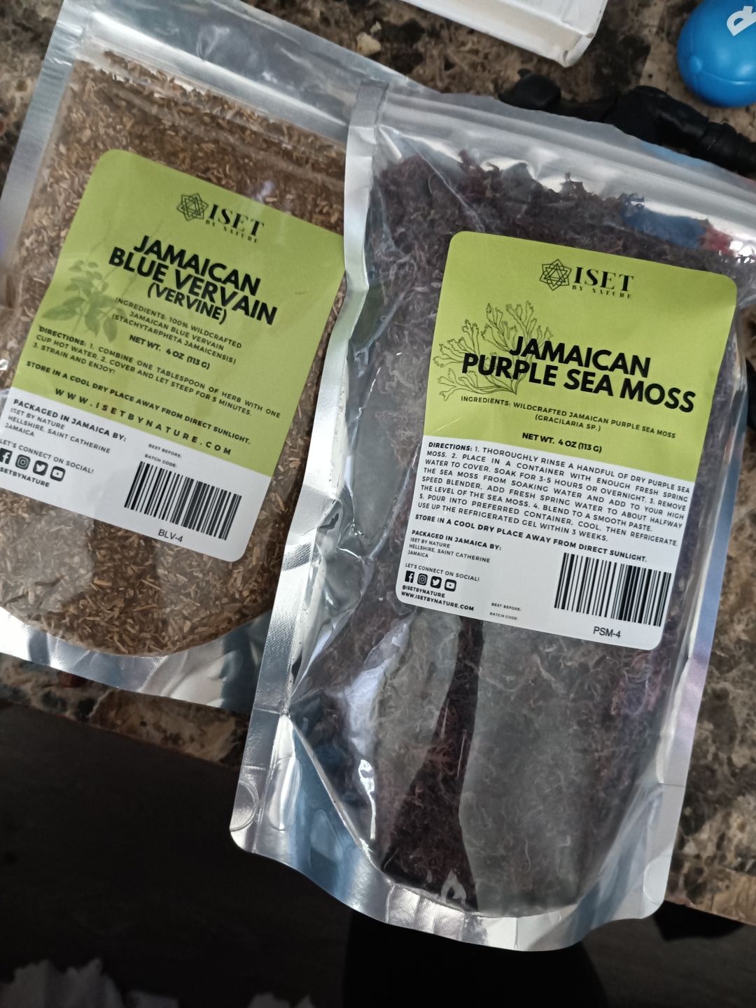 Customer photo review of Jamaican Blue Vervain | Vervine