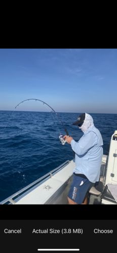 Customer photo review of Nautical Collection Water Repellent Snapback - 5 Panel Black