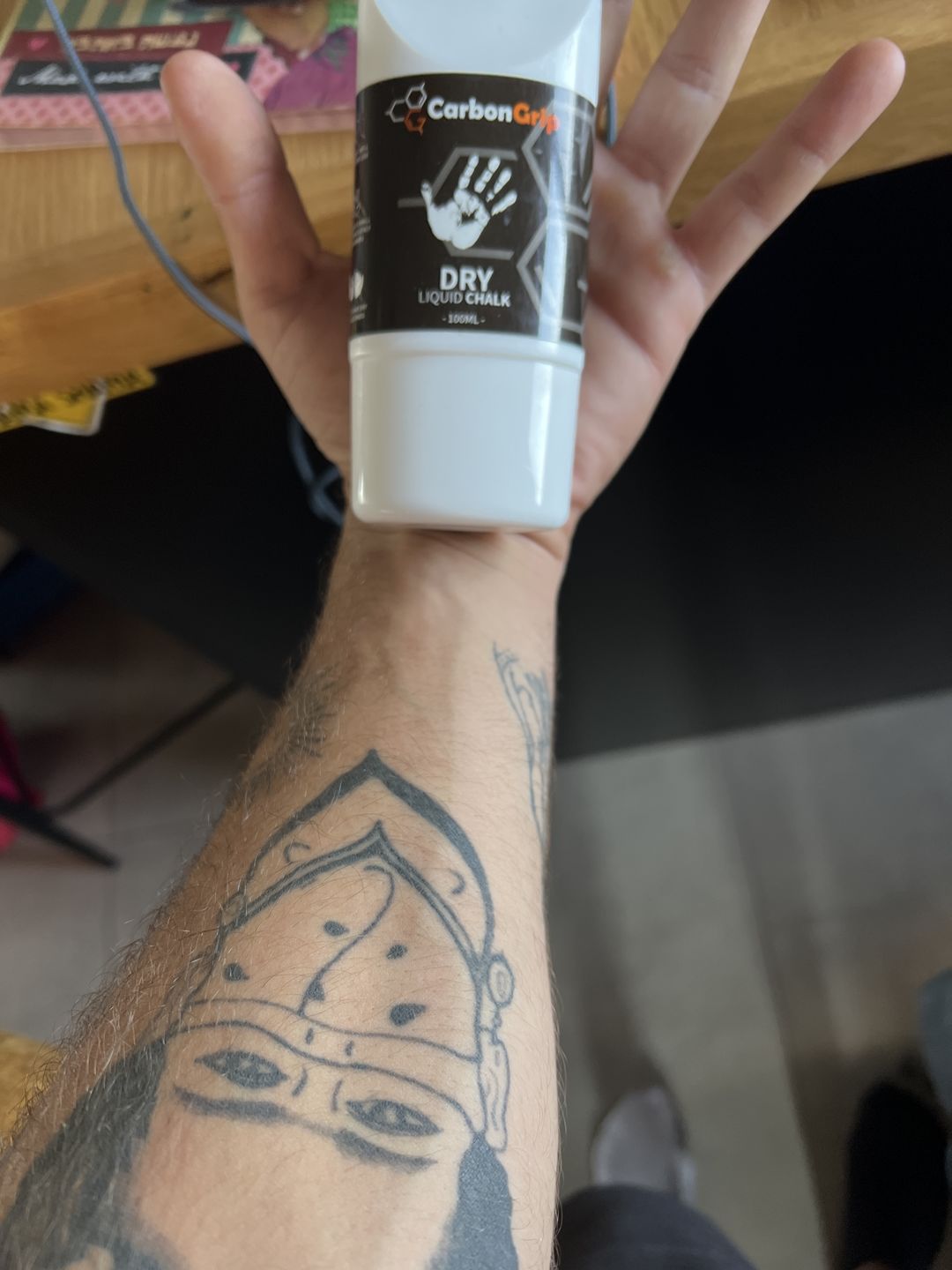 Customer photo review of מגנזיום נוזלי Liquid Chalk Dry
