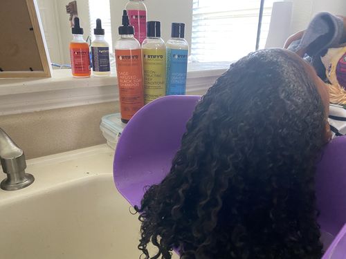 Customer photo review of Reconstructing Deep Conditioner