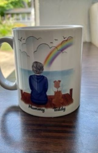 Customer photo review of Girl & Dogs - Life is better with a dog Personalised Mug